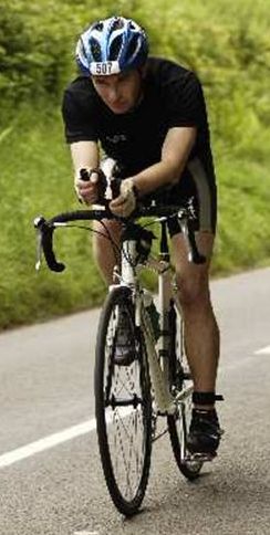 The Good Doctor on the bike